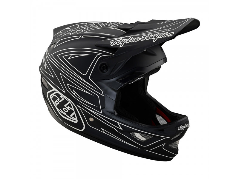TROY LEE DESIGNS kask D3 Fiberlite Spiderstripe