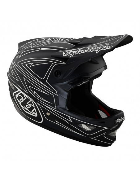 TROY LEE DESIGNS kask D3 Fiberlite Spiderstripe