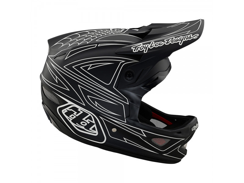 TROY LEE DESIGNS kask D3 Fiberlite Spiderstripe