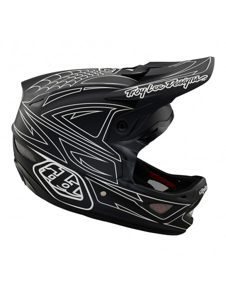 TROY LEE DESIGNS kask D3 Fiberlite Spiderstripe