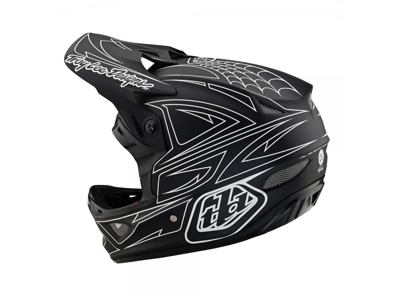 TROY LEE DESIGNS kask D3 Fiberlite Spiderstripe