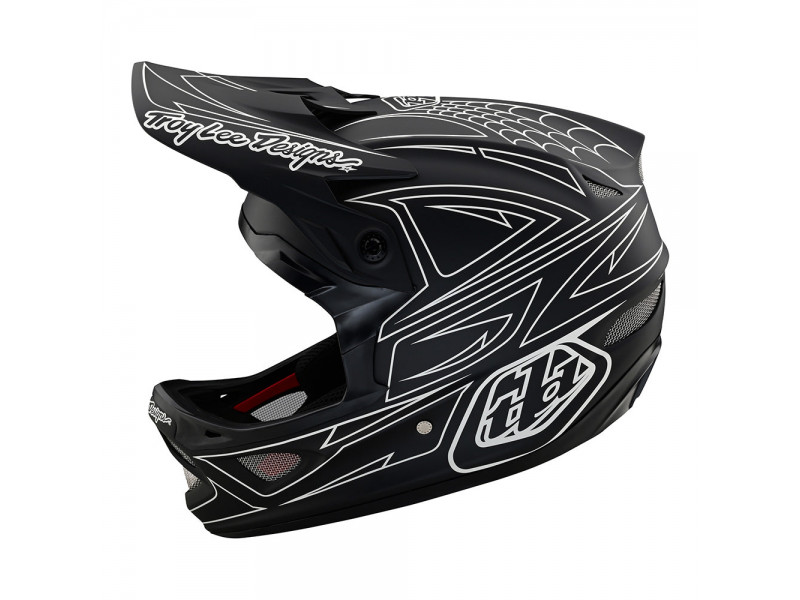 TROY LEE DESIGNS kask D3 Fiberlite Spiderstripe