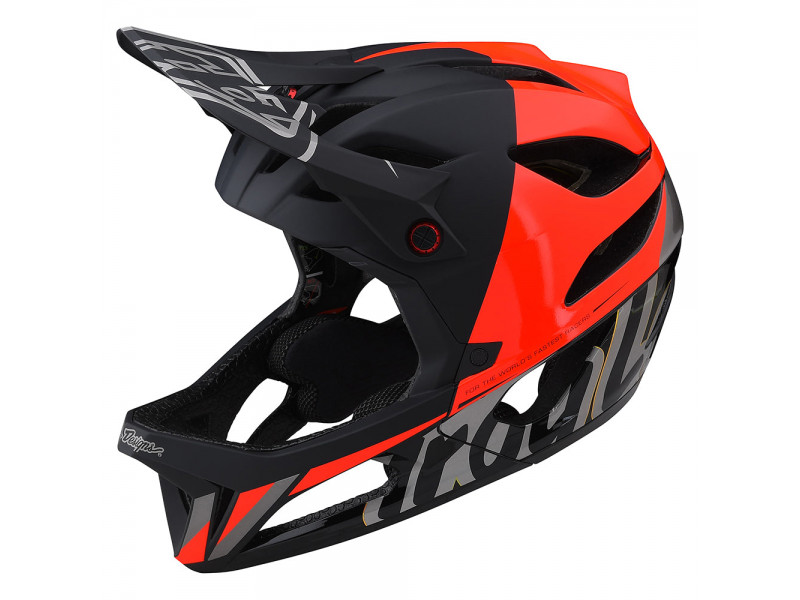 TROY LEE DESIGNS Kask STAGE MIPS Nova Glo Red