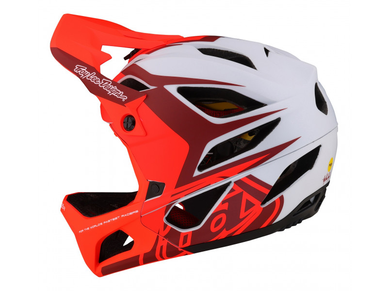 TROY LEE DESIGNS Kask STAGE MIPS Valance Red
