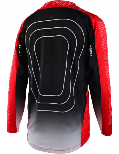 TROY LEE DESIGNS Jersey Dziecięcy SPRINT Race Red