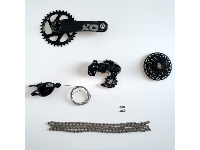 SRAM Napęd DH X01 Carbon 83x165mm DUB - Oem