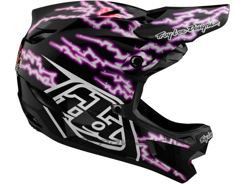 TROY LEE DESIGNS Kask D4 Static Black - Red...