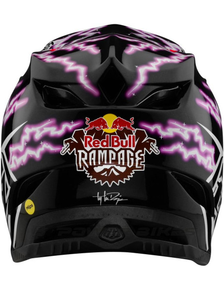 TROY LEE DESIGNS Kask D4 Static Black - Red Bull Rampage