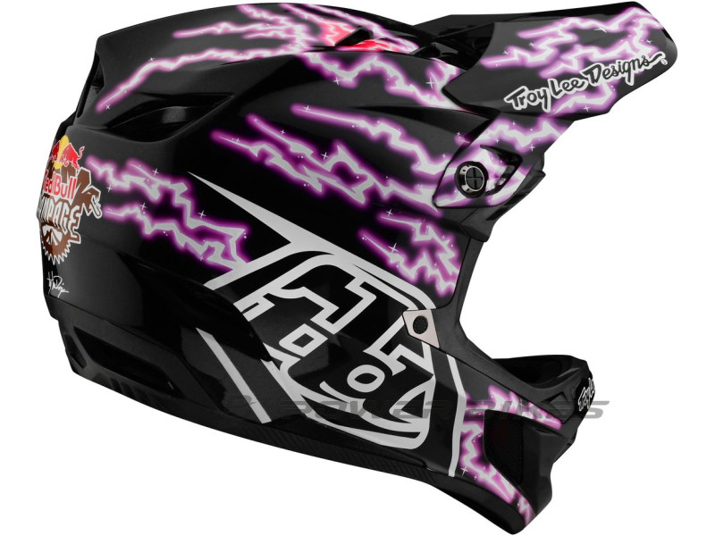 TROY LEE DESIGNS Kask D4 Static Black - Red...
