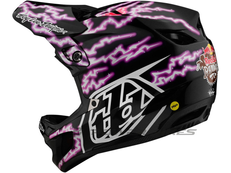 TROY LEE DESIGNS Kask D4 Static Black - Red...