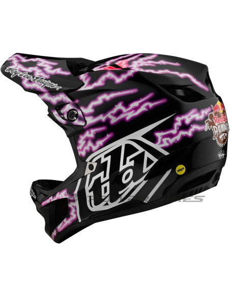 TROY LEE DESIGNS Kask D4 Static Black - Red Bull Rampage