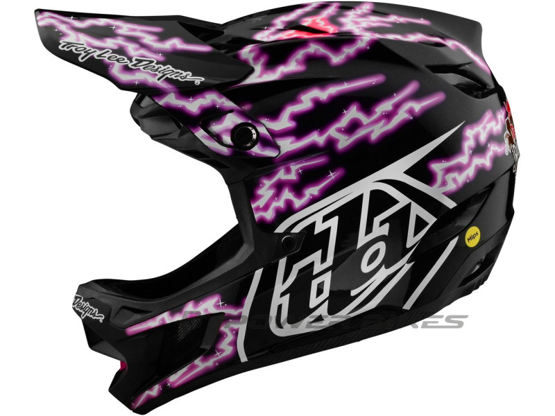 TROY LEE DESIGNS Kask D4 Static Black - Red...