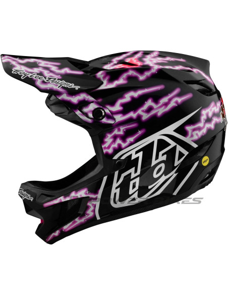 TROY LEE DESIGNS Kask D4 Static Black - Red Bull Rampage