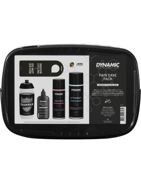 DYNAMIC Zestaw do pielęgnacji roweru Pain Cave Box - Trenażer