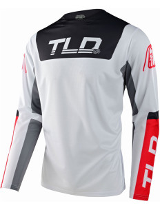 TROY LEE DESIGNS Jersey SPRINT Fractura Charcoal Glo Red