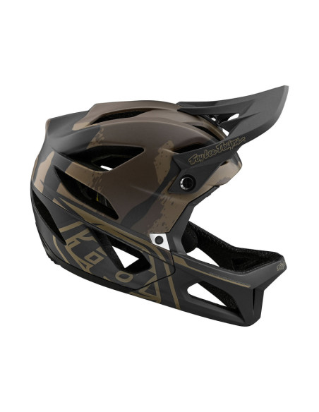 TROY LEE DESIGNS Kask STAGE MIPS Camo Olive