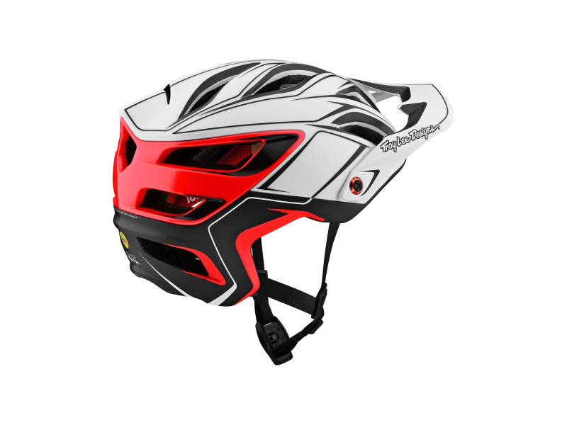 TROY LEE DESIGNS Kask A3 MIPS Pin White/Red