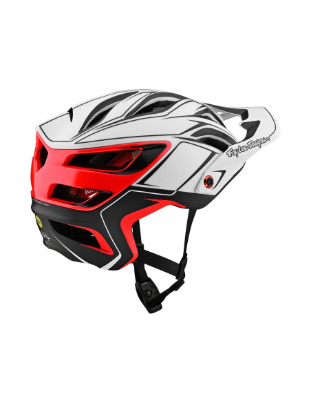 TROY LEE DESIGNS Kask A3 MIPS Pin White/Red
