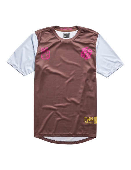 TROY LEE DESIGNS SS Jersey FLOWLINE Flipped Chocolate