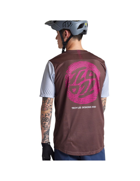 TROY LEE DESIGNS SS Jersey FLOWLINE Flipped Chocolate