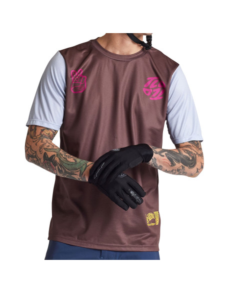 TROY LEE DESIGNS SS Jersey FLOWLINE Flipped Chocolate