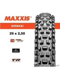 MAXXIS Opona ASSEGAI 29" 3C MaxxGrip 29x2,50 DH Casing 2ply