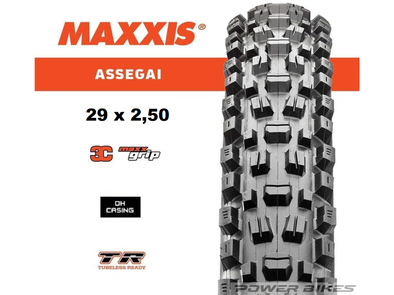MAXXIS Opona ASSEGAI 29" 3C MaxxGrip 29x2,50 DH...