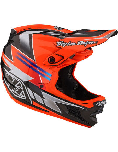 TROY LEE DESIGNS Kask D4 Carbon MIPS  Saber