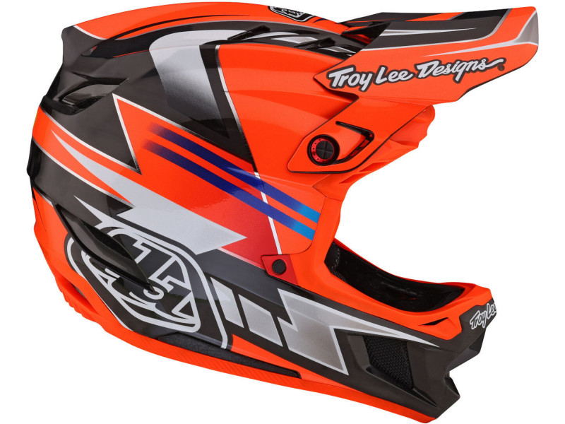 TROY LEE DESIGNS Kask D4 Carbon MIPS  Saber