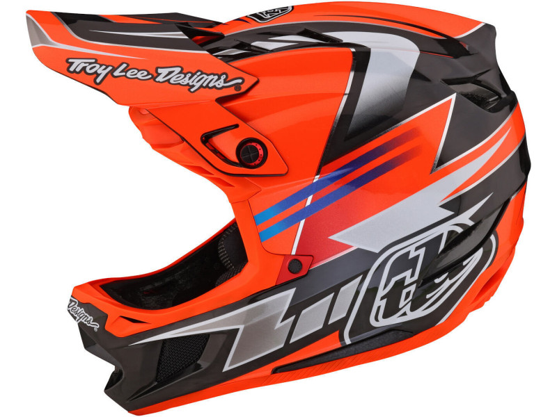 TROY LEE DESIGNS Kask D4 Carbon MIPS  Saber