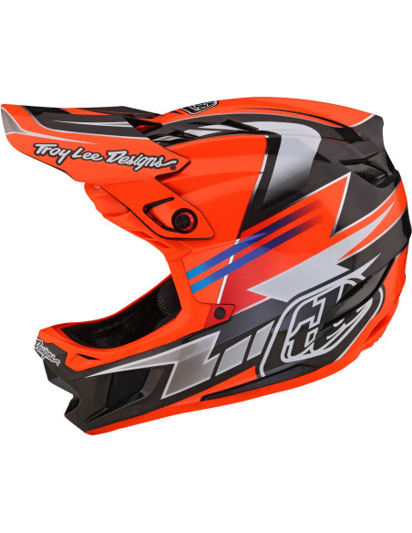TROY LEE DESIGNS Kask D4 Carbon MIPS  Saber