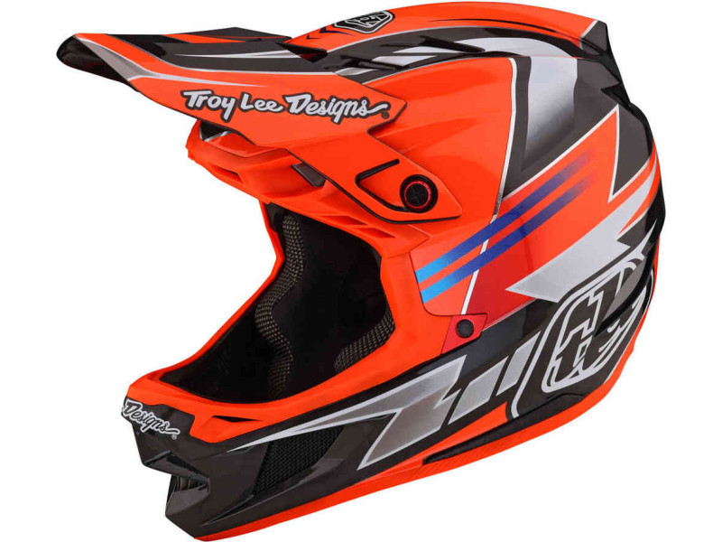 TROY LEE DESIGNS Kask D4 Carbon MIPS  Saber