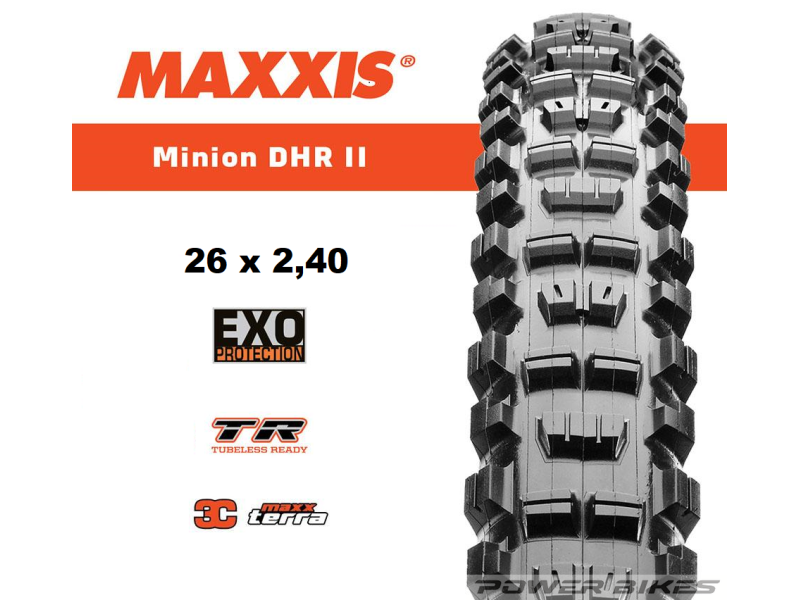 MAXXIS Opona MINION DHR II 26"  EXO TR