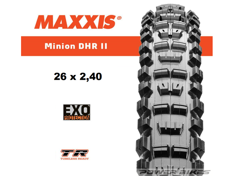 MAXXIS Opona MINION DHR II 26"  EXO TR