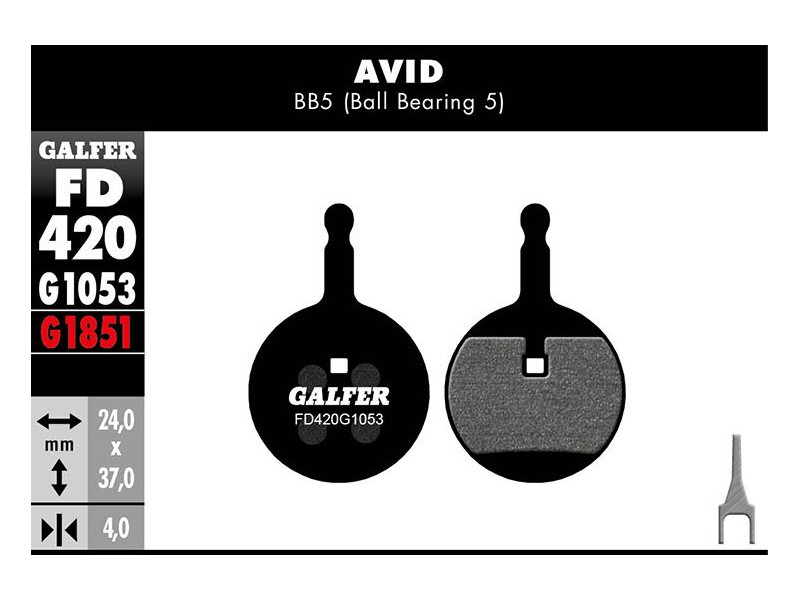 GALFER klocki hamulcowe AVID BB5