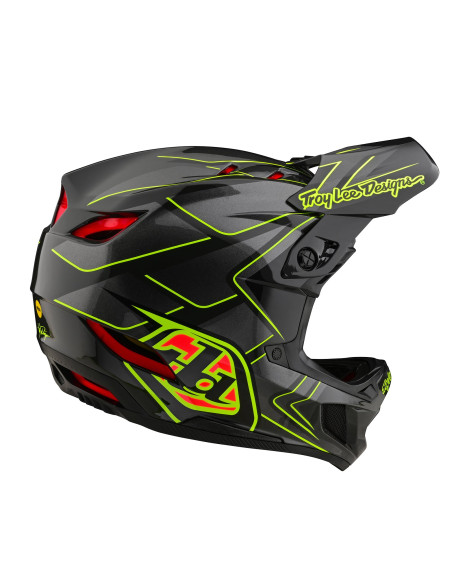 TROY LEE DESIGNS Kask D4 Composite MIPS Ghostwing Limited Edition