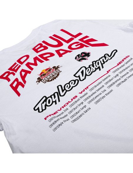 TROY LEE DESIGNS Koszulka MIND MELT White Red Bull Rampage Ltd Edition