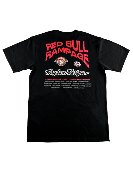 TROY LEE DESIGNS Koszulka MIND MELT Black Red Bull Rampage Ltd Edition