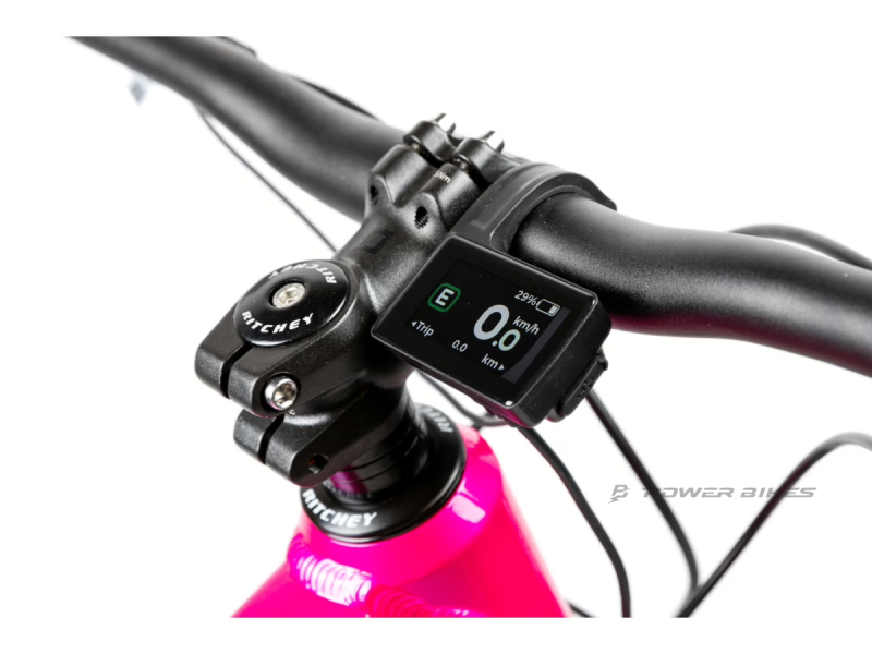 PELLS Rower elektryczny THORR 1 W Magenta