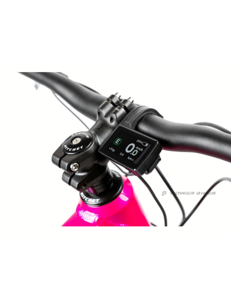 PELLS Rower elektryczny THORR 1 W Magenta