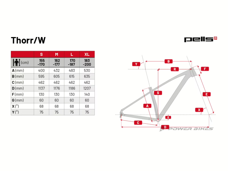 PELLS Rower elektryczny THORR 1 Petrol