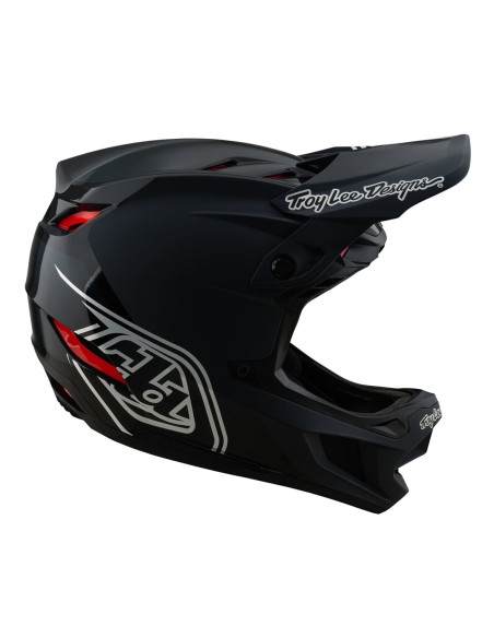 TROY LEE DESIGNS Kask D4 Polyacrylite MIPS Stealth Black