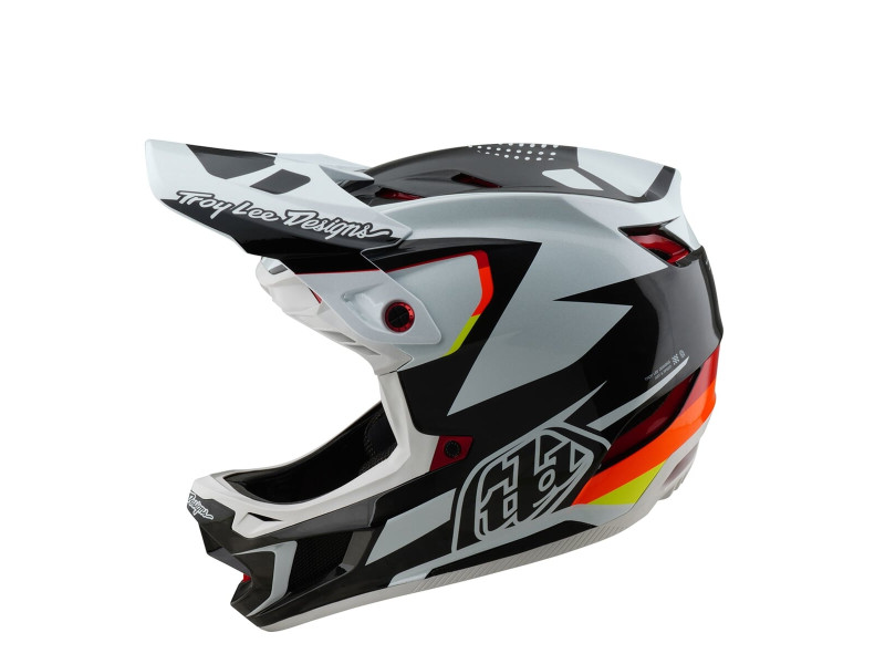 TROY LEE DESIGNS Kask D4 Carbon MIPS Optic Black