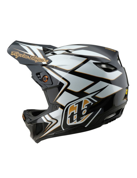TROY LEE DESIGNS Kask D4 Composite MIPS Ghostwing White