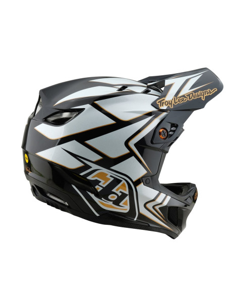 TROY LEE DESIGNS Kask D4 Composite MIPS Ghostwing White
