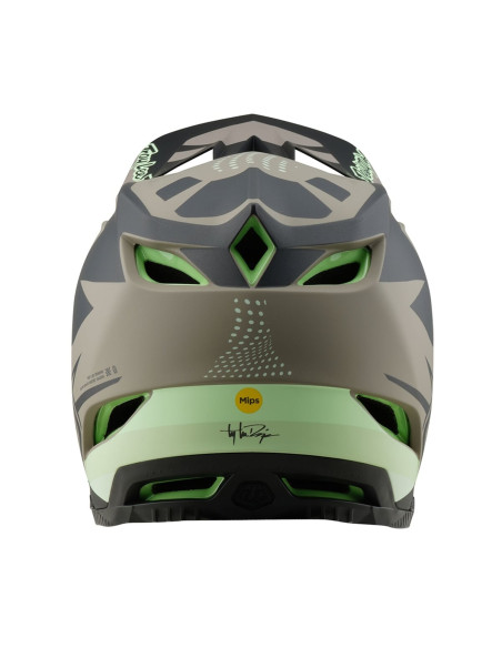 TROY LEE DESIGNS Kask D4 Composite MIPS Optic Timber