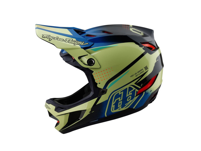TROY LEE DESIGNS Kask D4 Composite MIPS Drip...