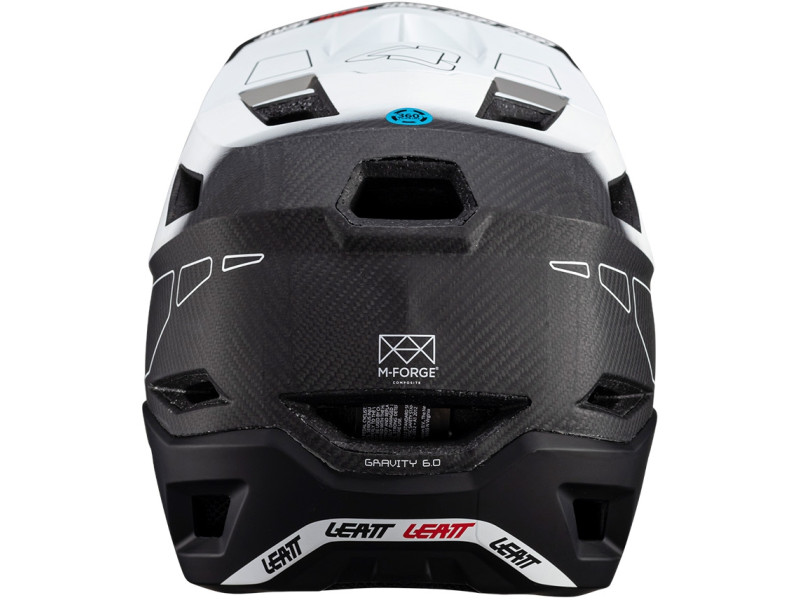 LEATT Kask MTB Gravity 6.0 V23 White Black/White