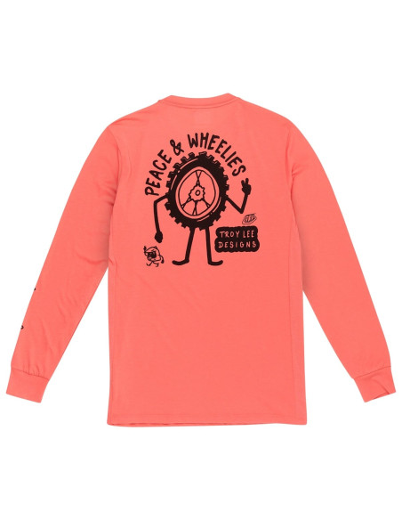 TROY LEE DESIGNS Jersey SKYLINE Ride Tee P&W Melon