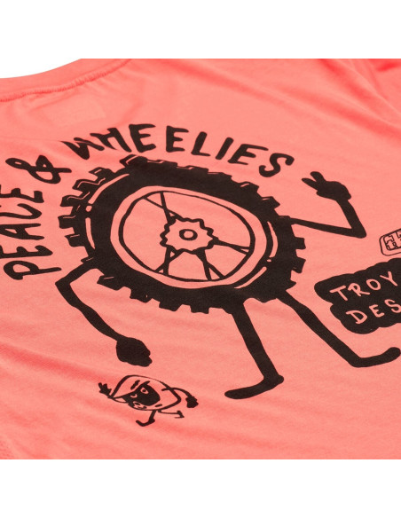 TROY LEE DESIGNS Jersey SKYLINE Ride Tee P&W Melon